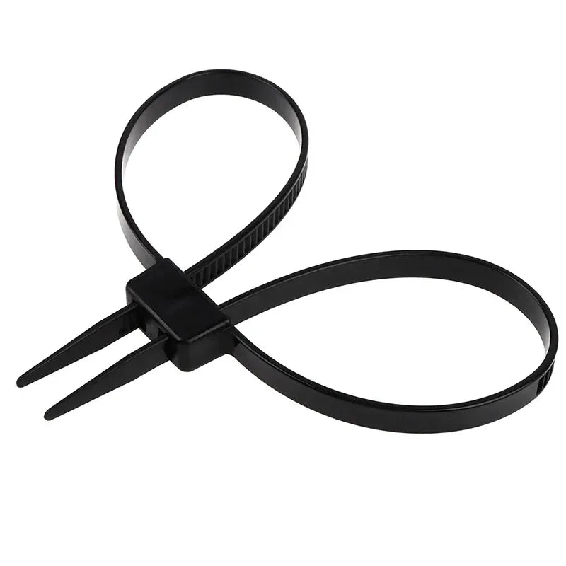 1Pc Plastic Police Handcuffs Double Flex Cuff Handcuffs Zip Tie Nylon Cable Ties