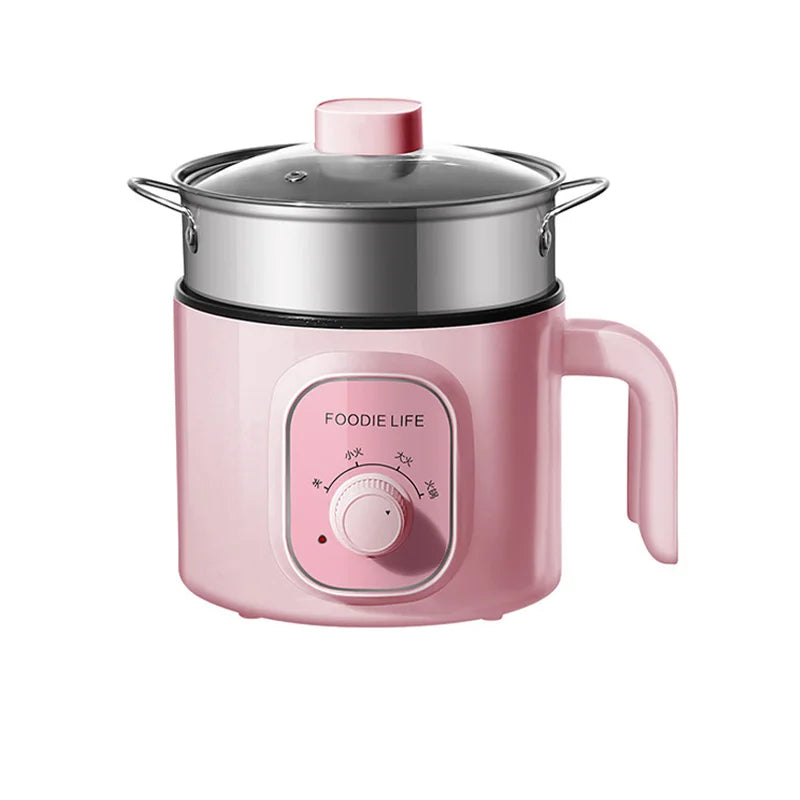 Multifunctional Electric Slow Cooker Portable Dormitory Student Office Staff Mini Electric Pot Stir Stew Non-Stick Rice Cooker