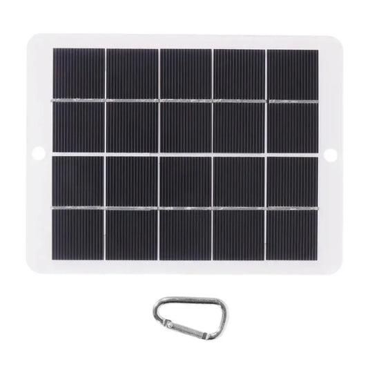 Portable 3W 5V solar panel Multipurpose Phone Camping Fan Light solar charger USB Solar Panel For Outdoors Emergency Supply