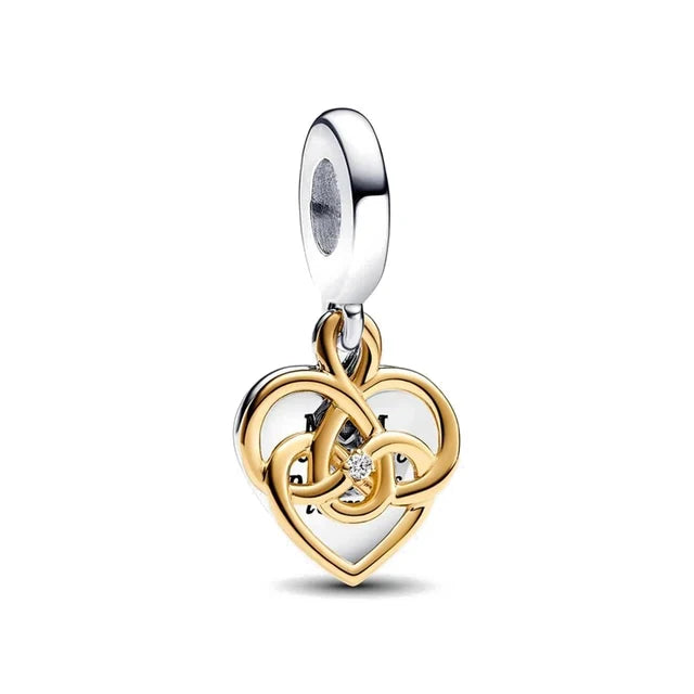 The New 925 Sterling Silver Charm Mother's Day Queen Crown Gift Box Fits Women Jewelry With Original Bracelet Accessories
