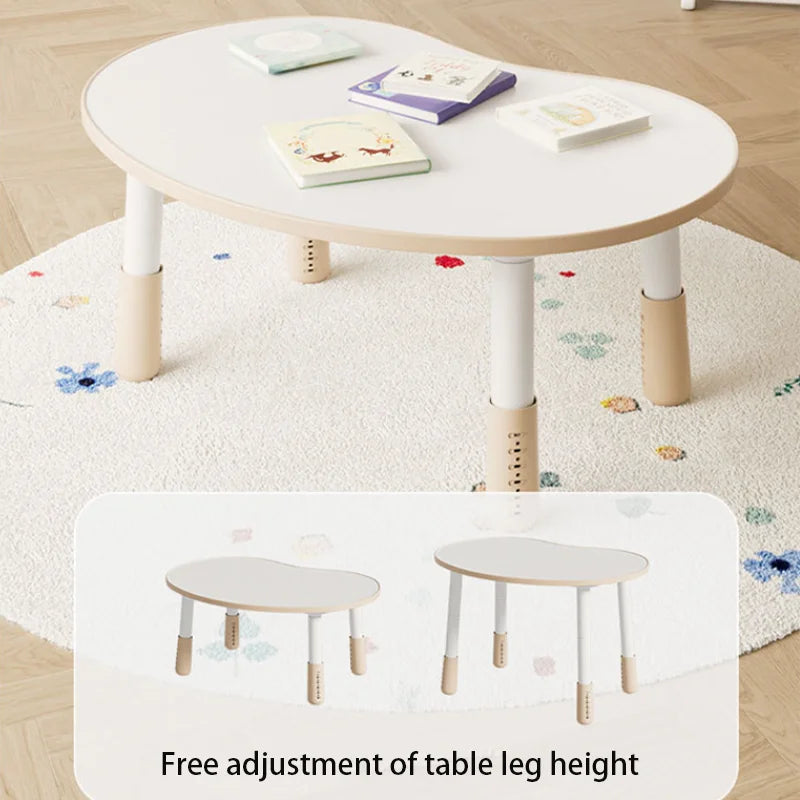 Pea Table Children'sPeanutTableBabyEarly Education Learning Table Kindergarten Kids Reading Desk Baby Cute HousewearFurnishings