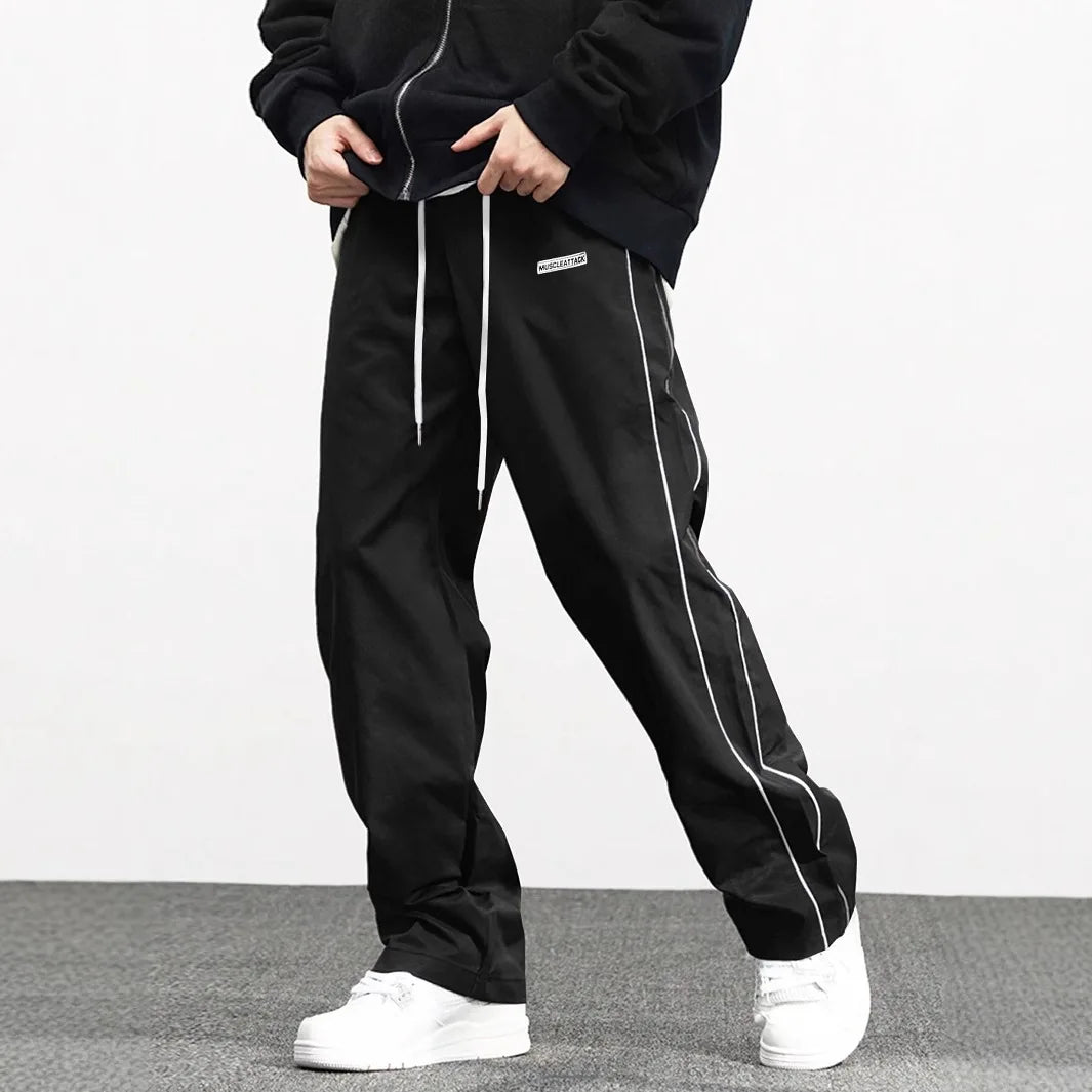 New men's woven pants Urban Men's Style Men's Sport and Casual Pants (Suitable for sports and fitness)