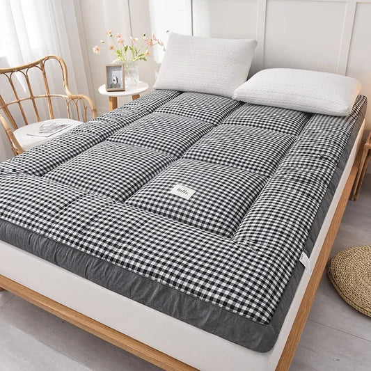NewestFoldable Lightweight Portable Sleeping Pad/Tatami Mat Japanese Futon Mattress Soft Fabric,Easy Storage & Travel Mattress