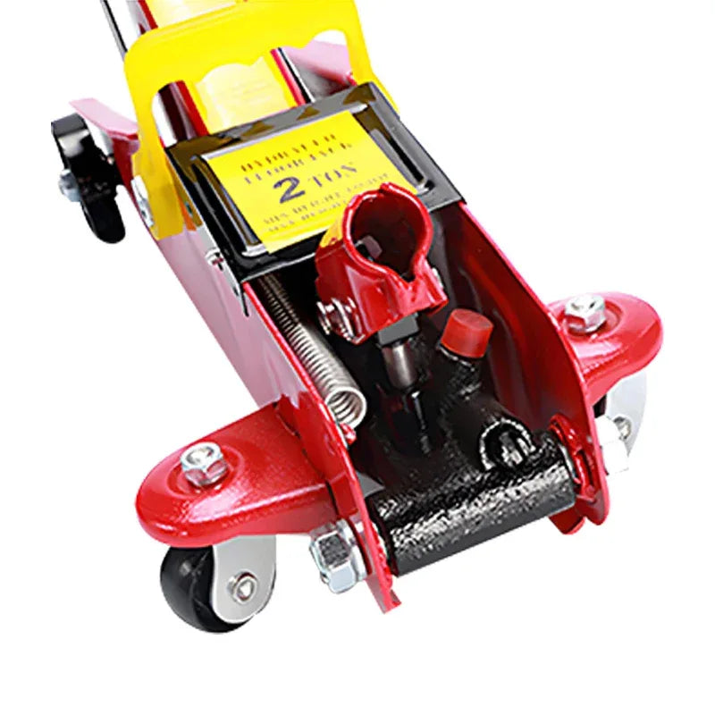 2-Ton Ultra-Low Position Horizontal Car Sedan Suv Hydraulic Lifting Tire Changing Jack Wheel Frame Car Tire Repair Tool