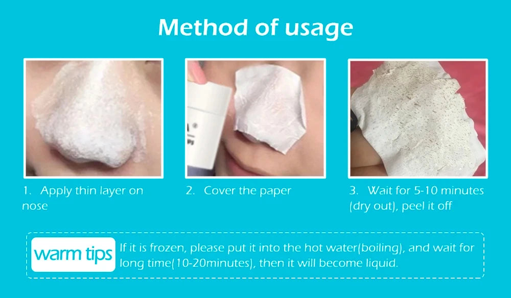 LANBENA Face Mask Blackhead Remover Skin Care Nose Mask Pore Strip Deep Cleaning Peeling Acne Treatment Facial Mask