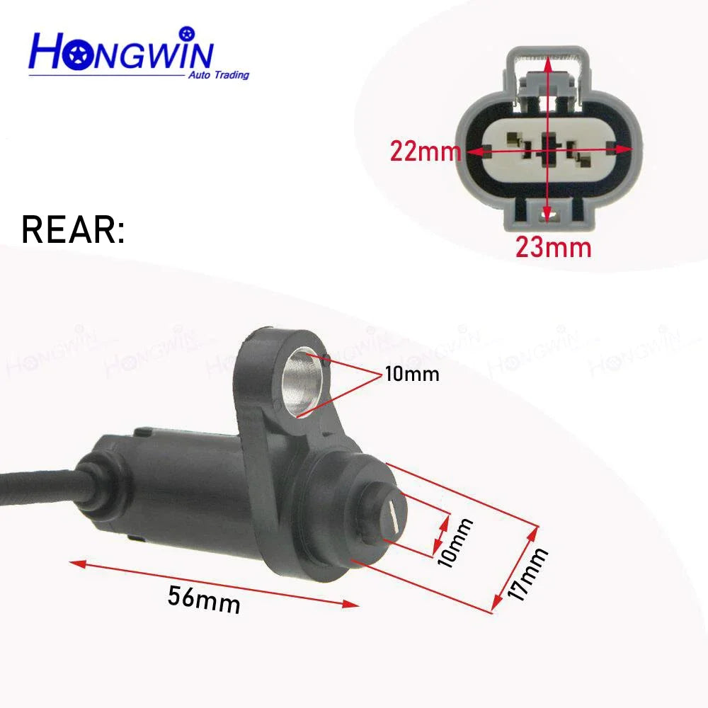 ABS Wheel Speed Sensor Front For Mitsubishi Pajero Montero Sport II 2008-2017 L200 Triton IV MN102573 MN102574 MN102577 MN102578