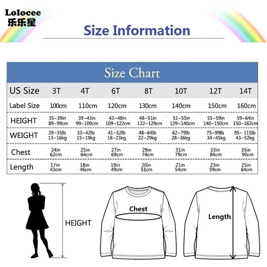 Toddlers Autumn T-shirts For Girl Long Sleeve Cute Tee Shirts Biggirl Casual T-shirts Little Girl Cotton Spring T-shirts by PDG ibma