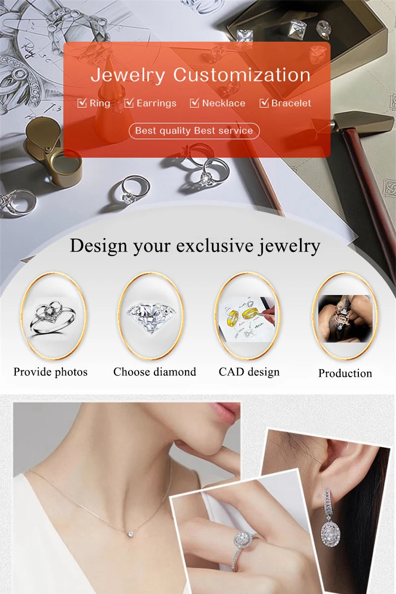 Pink Color 2mm round Moissanite Full Eternity Ring Band yellow / Rose Gold plated S925 Silver Diamond Engagement jewelry