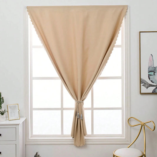 1pc Modern Elegant 100%Blackout Curtain, Fashion Home Decor for Living Room Bedroom, Effective UV Blocker Drapes, Korean Style by PDG ibma
