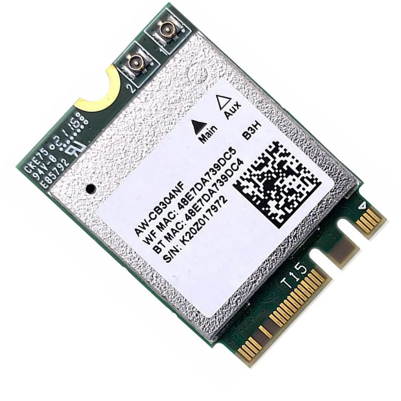 RTL8821CE AW-CB304NF 802.11AC 1X1 NGFF M.2 dual band 2.4G 5G 433Mbps BT Bluetooth 4.2 WiFi wireless network card