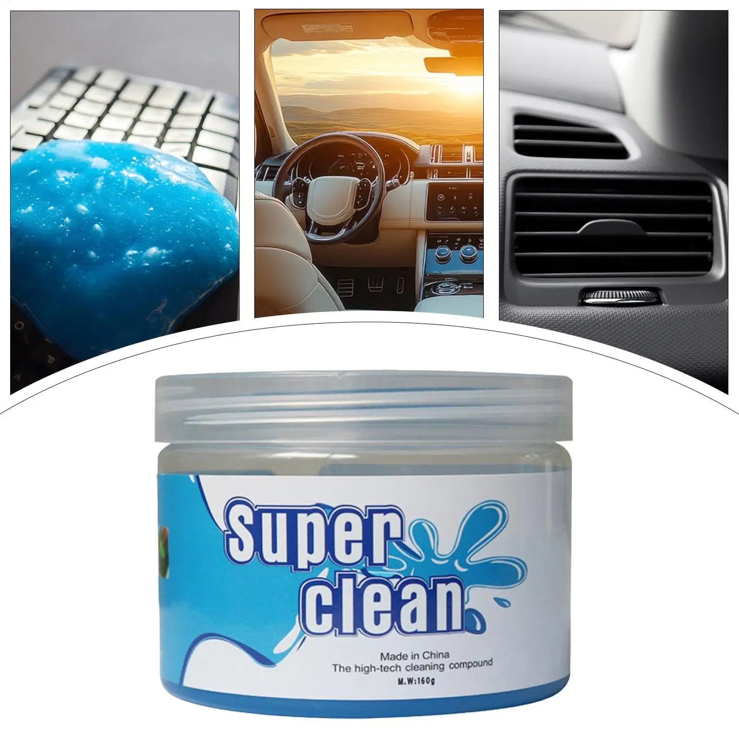 new Car Gel Cleaner Dashboard Detailing Tool Car Interior Cleaning Gel Detailing Tools For Vent Dashboard Console Steering Wheel