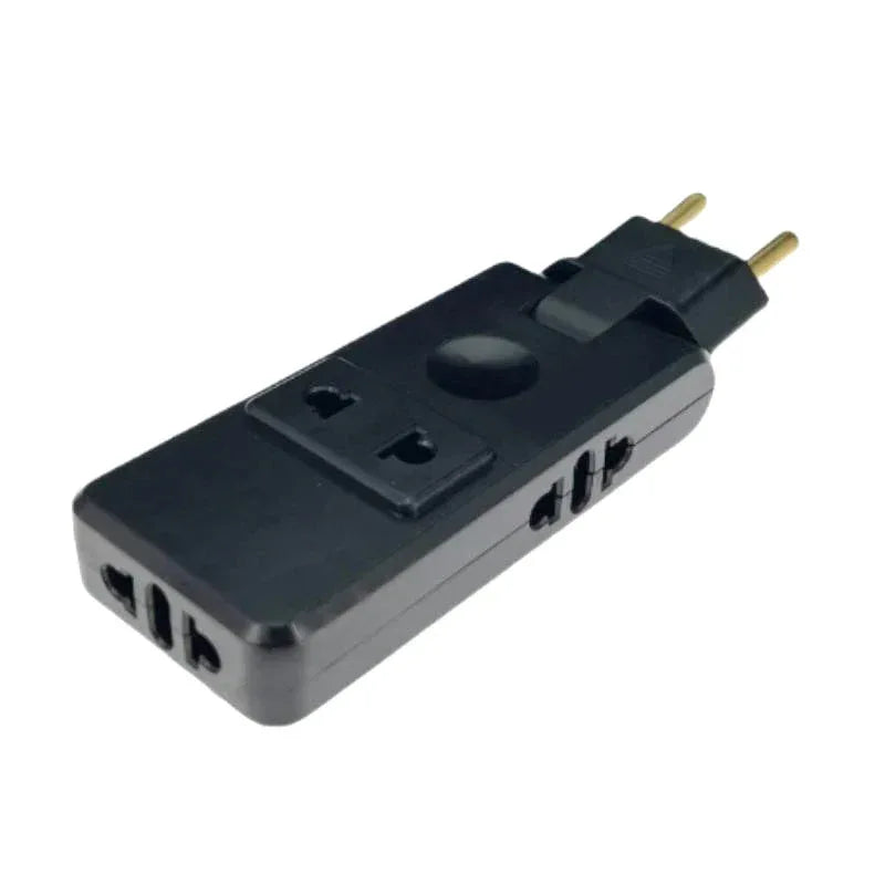 EU Plug Outlet Swivel Electrical Socket Wall Adapter 180° Rotatable 4 In 1 Plugs Electrical Plug Adaptors for Home Office Travel