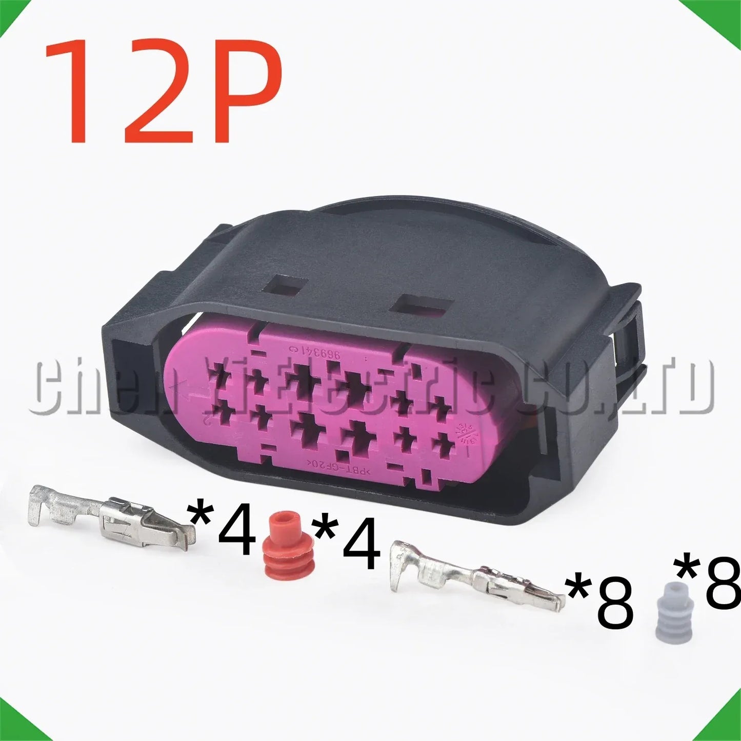 12 Pin Automotive Connectors Upgrading halogen lamps to xenon lamps Wire Harness Plug 1J0941165 For VW Sagitar Bora Golf