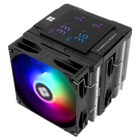 Thermalright PA 120 Digital Chassis Air Cooling Radiator,6 heat pipe/CPU/CPU simultaneous monitoring/Supports LGA1851/1700/AM5 by PDG ibma