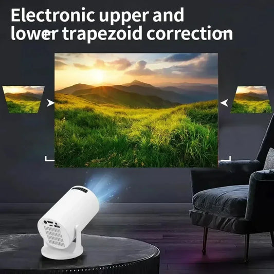 New Mini HY300 Projector 4K Android 11 Wifi6 290ANSI Allwinner H713 BT5.0 1080P 1280*720P Cinema Outdoor Portable Projetors