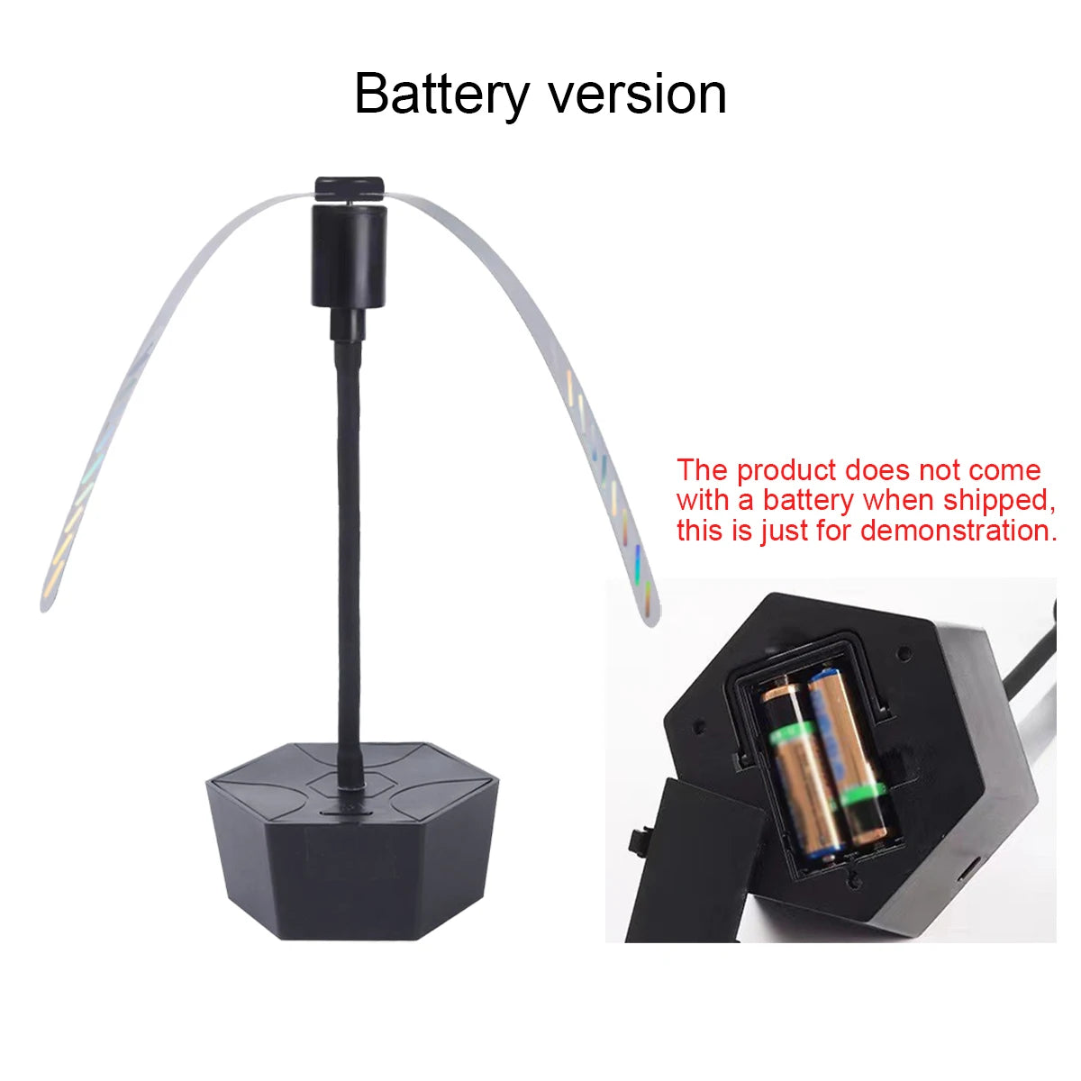 Retractable Fly Repellent Fan - USB Rechargeable Battery Powered, Outdoor Party Bug Deterrent Device