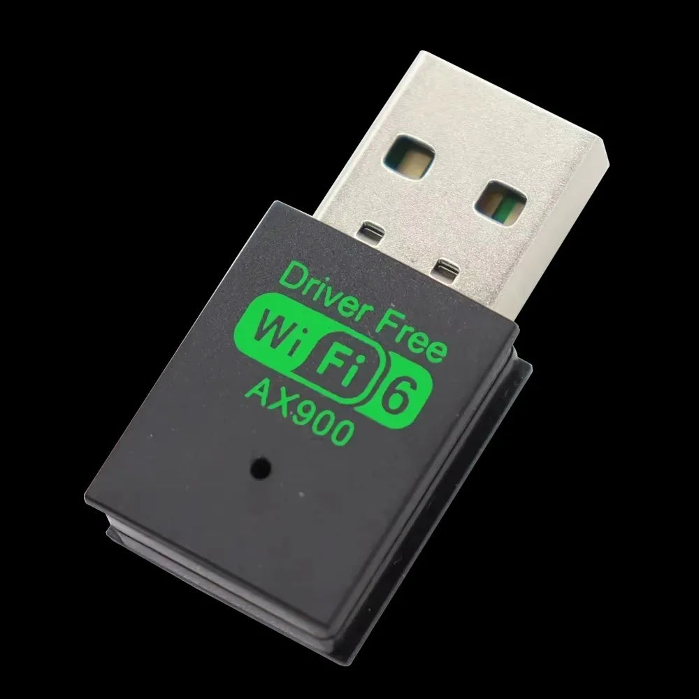 AX900 WIFI 6 Adapter USB Network Card 2.4G&5GHz Dual Band Signal Reception Dongle For Laptop Driver Free Wireless Wlan Receiver