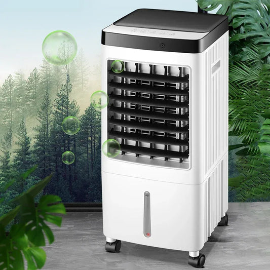 Air Conditioning Fan Large Wind Powerful Cooling Mobile Chiller can be remotely timed central Air Conditioning 220V 10L
