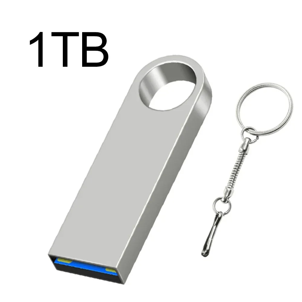 Super USB 3.0 Metal Pen Drive 1TB Cle USB Flash Drives 2TB Pendrive High Speed Portable SSD Memoria USB Stick Free Gift Shipping