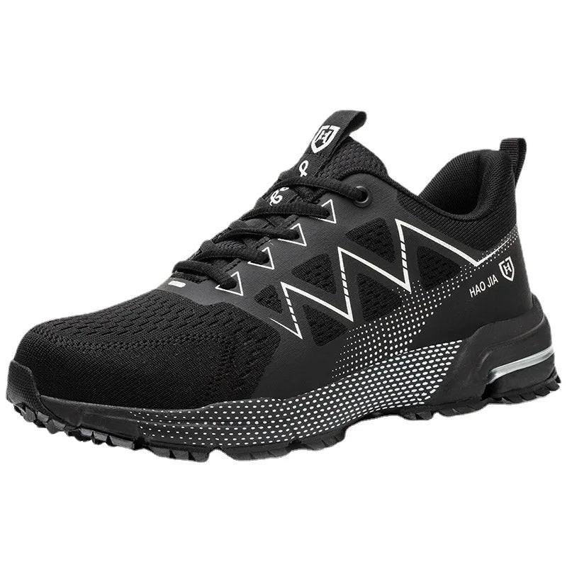 Oulylan Puncture Proof Work Safety Boots Man Breathable Work Shoes Male Men's Fashion Safety Shoes Steel Toe Sneakers