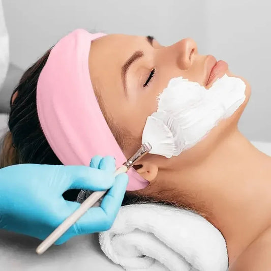 8pcs/set Facial Brushes Fan Makeup Brushes Soft Portable Mask Brushe Spa Headband Stretchable Hair Wrap Skincare Makeup Tools