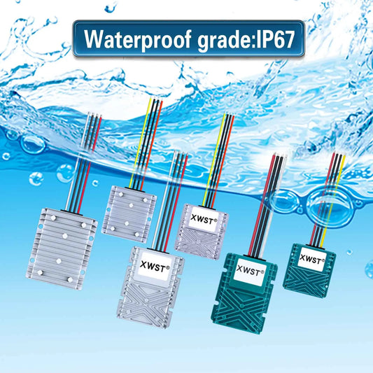 XWST DC DC 9-35V 12v 24v to 12.6v 13.8v 14.5v Constant Current 5A-25A CC Ternary Lithium Lithium Iron Phosphate Battery Charger