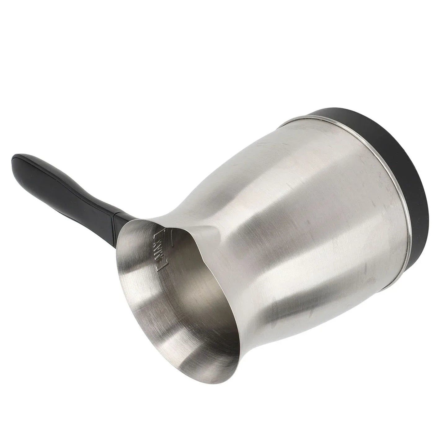 600ML Stainless Steel Electric Coffee Pot with Ergonomic Handle Turkish Coffee Maker Kettle for Home