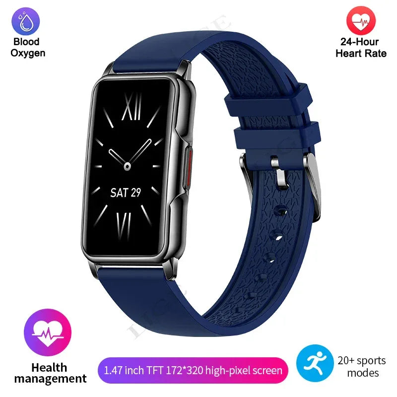 Bluetooth Connected Phone Smart Watch Women Men Music Fitness Sports Bracelet Sleep Monitor Man Waterproof Smartwatch Women+Box