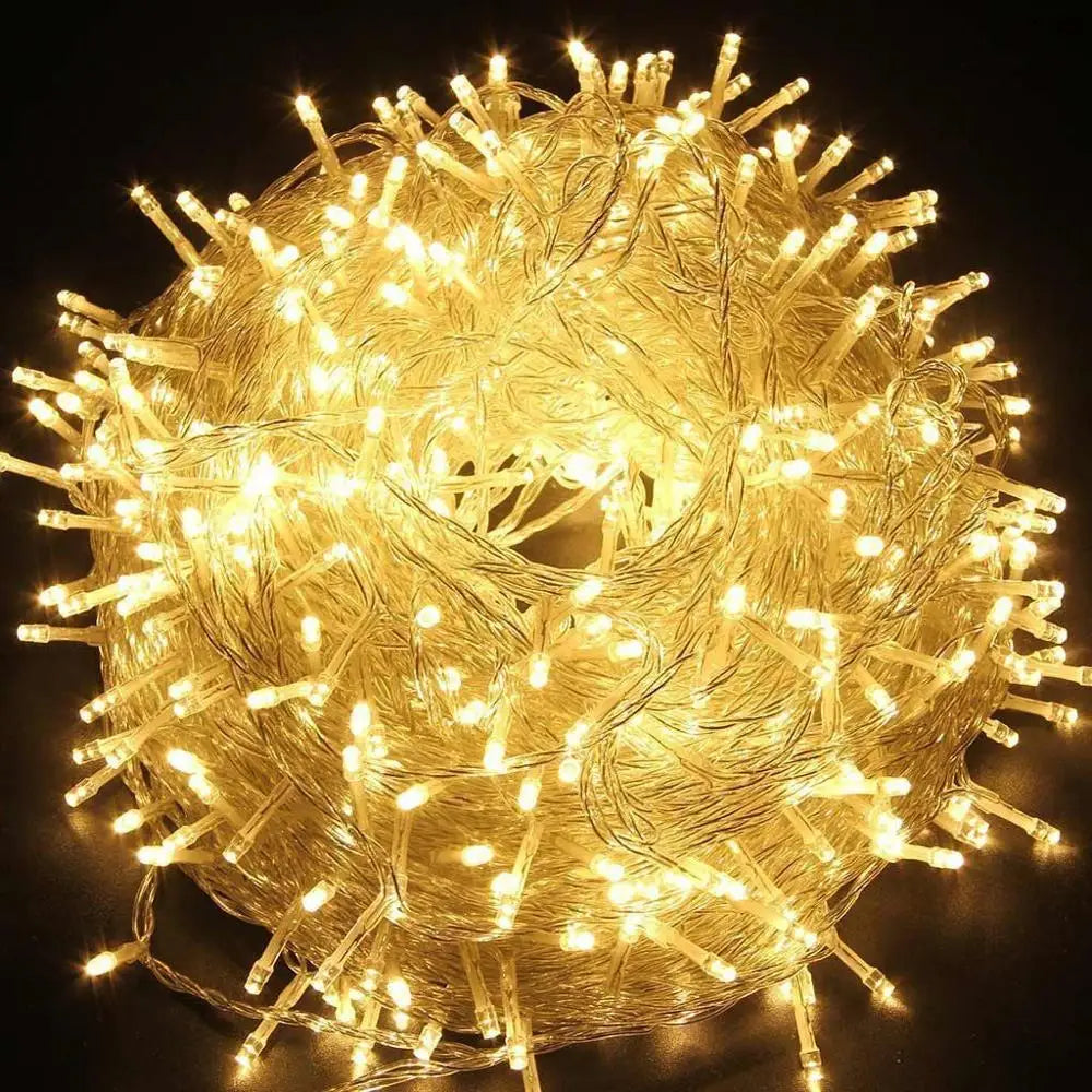 LED Garland String Lights 2m10m Christmas Tree Wedding Decoration Light Waterproof Fairy Lamp Indoor Outdoor Holida Lighting