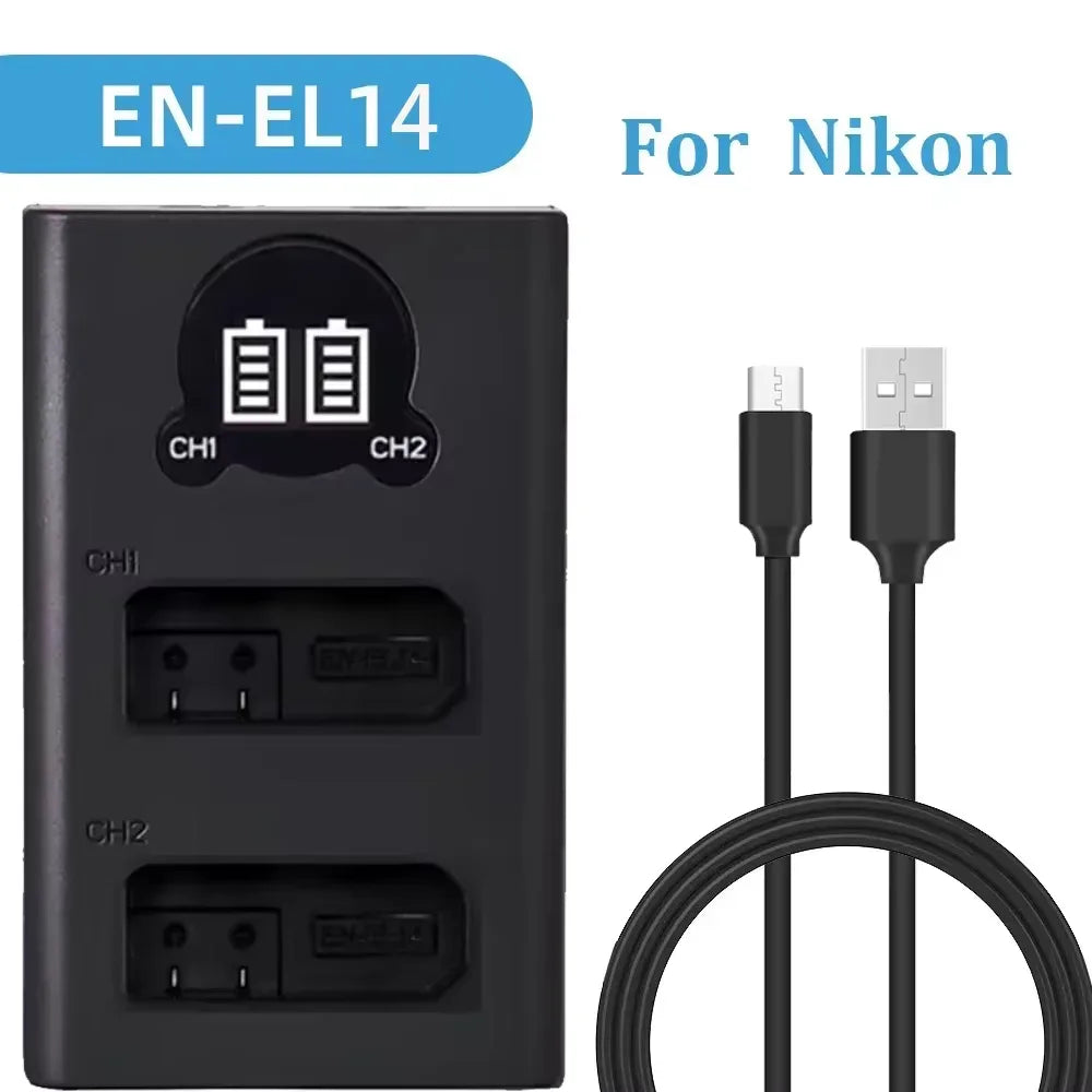 Dual Camera Battery Charger for Sony NP-FW50 FZ100 BX1 Canon LP-E6 E8 E17 NB-13L fuji NP-W235 W126 Nikon EN-El15 EL25 Panasonic