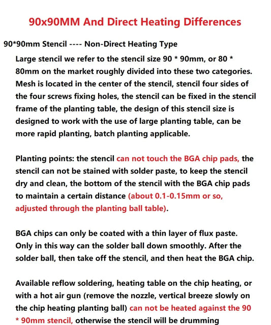 BGA Reball Stencil For RX580 RX580G 215-0876205 215-0876184 215-0909018 215-0910038 215-0910066 215-0910052 Graphics Chip Ball
