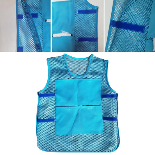 Cooling Cycling Vest with 8 Ice Packs,Summer Thin Mesh Vest Jacket, Outdoor Ice Cooling Vest, Heatstroke Prevention Safety Vest