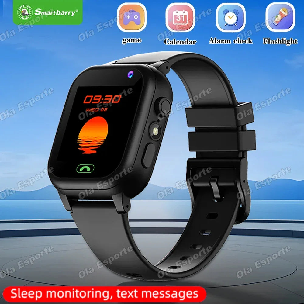 Kids Smart Watch 4G Sim Card 2G Internet SOS LBS Location Call Child SmartWatch Camera Waterproof Watch Phone For Boys Girls