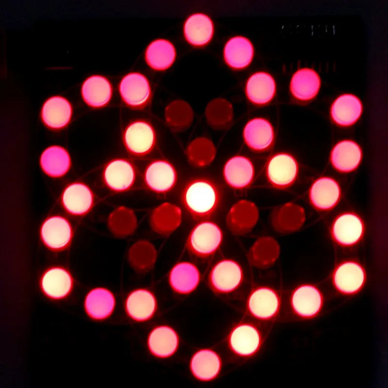 DIY Electronic Kit Multi Style Pattern Electronic Windmill Flowing Water Light 43 LED 5V Fun Soldering Component Training Suite