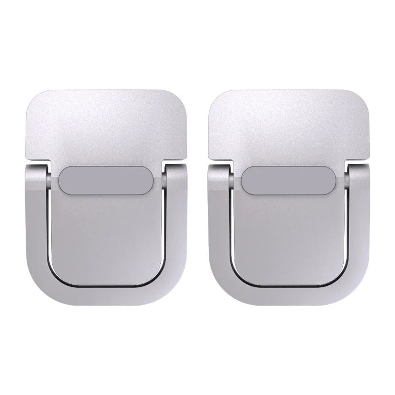 2pcs Foldable Laptop Stand Aluminium Alloy Non-slip Cooling Holder Invisible Universal Notebook Bracket for HP Dell Lenovo