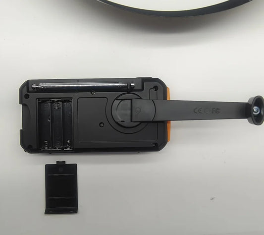 Solar Crank DAB+ FM Radio with 5000 mAh Power Bank, Bluetooth speaker Emergency Radio, USB-C Phone Charge, SOS Alarm, Torch