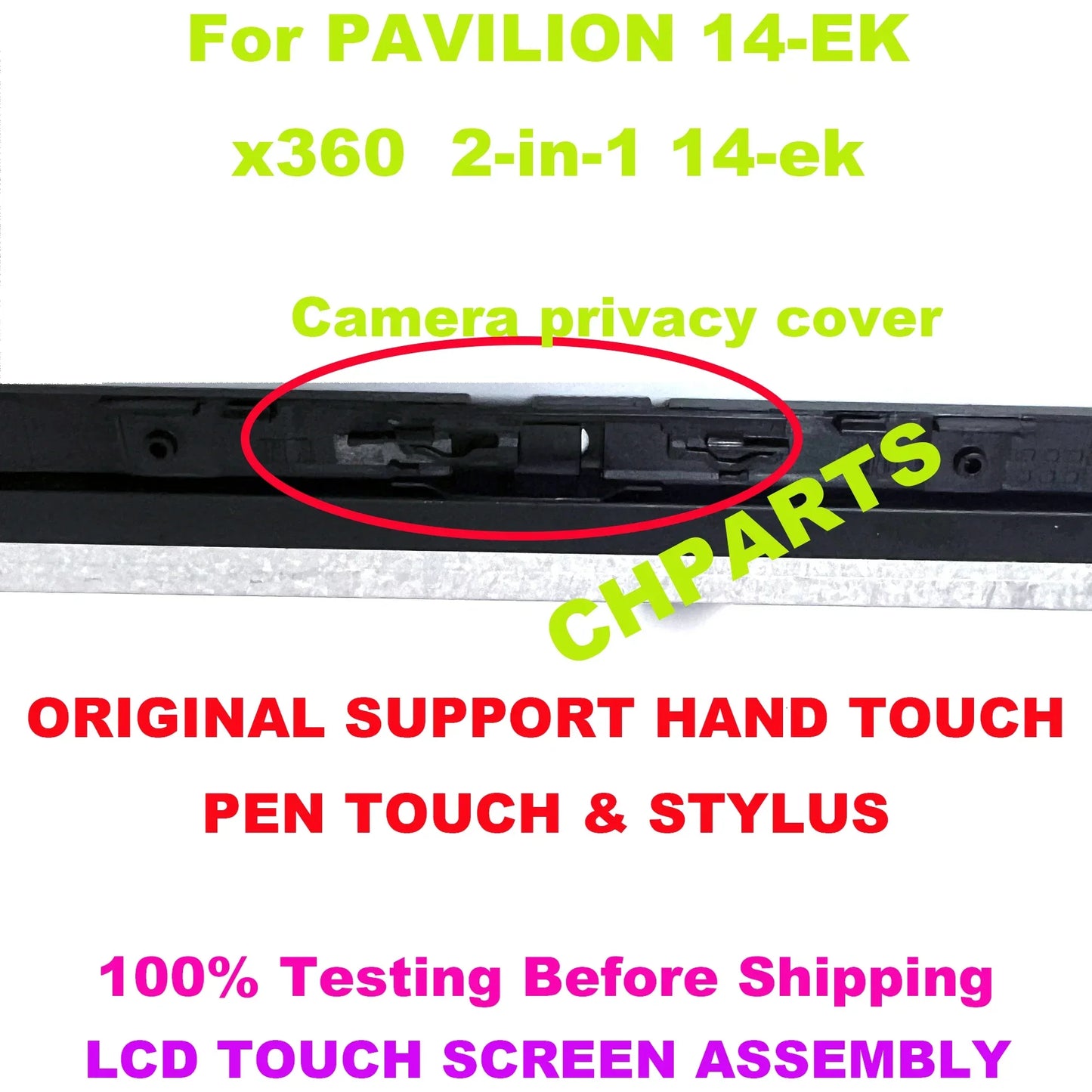 N09468-001 14“ For hp Pavilion x360 14 EK 14-ek 2-in-1 Laptop Lcd Touch Screen Replacement Assembly 250 nits 45% NTSC 1920*1080