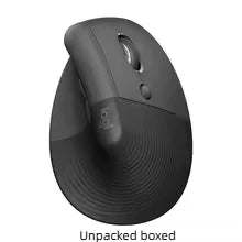 Logitech Lift Vertical Mouse Ergonomic Wireless With Silent Click Bluetooth/Usb Dual Mode For Pc Laptop Tablet Wrist Pain