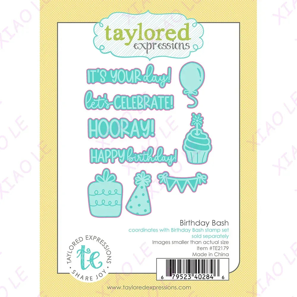 Birthday Bash Icing on the Cake Metal Cutting Dies And Stamps DIY Scrapbooking Card Stencil Paper Cards Handmade Album Stamps