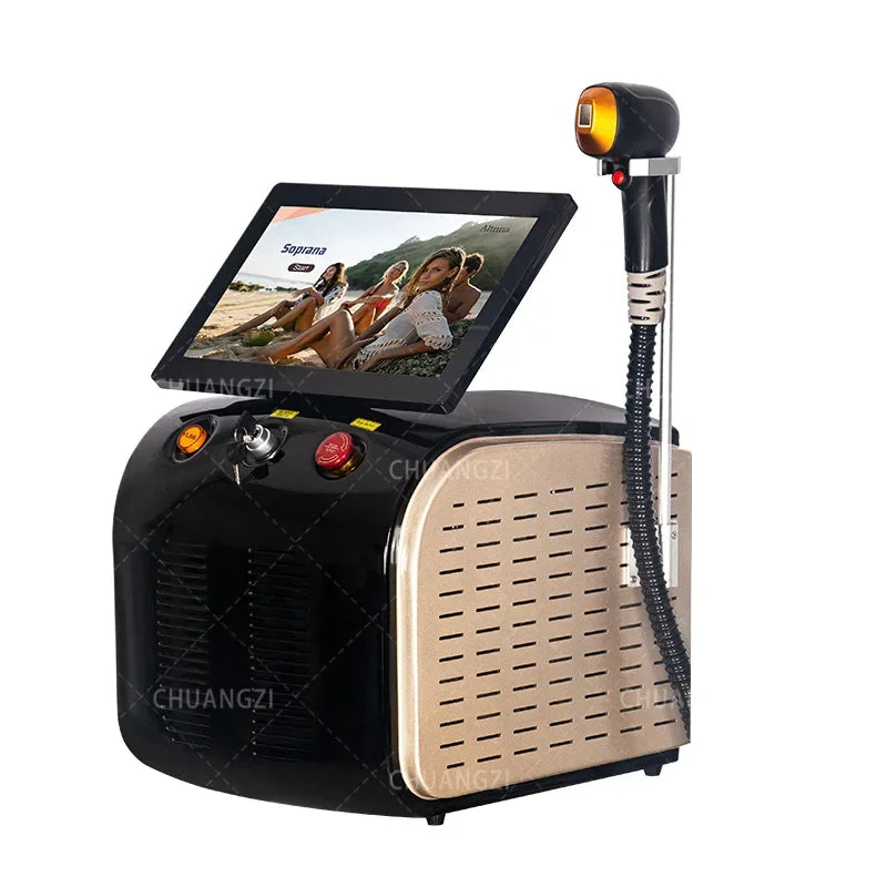 4000W Ice Point Painless 808nm laser Permanent Hair Removal Device 4 Wavelength Semiconductor Laser Full Body Custo