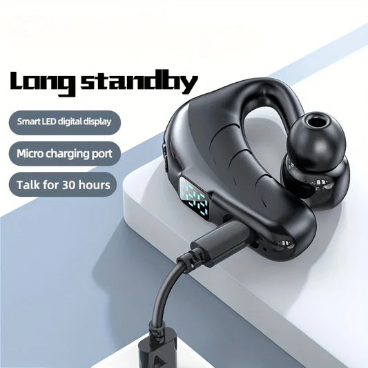 Wireless P13 Pro LED Digital Display Business Earphone Long Standby Sport Wireless 5.2 Headphone HiFi Subwoofer For Phones
