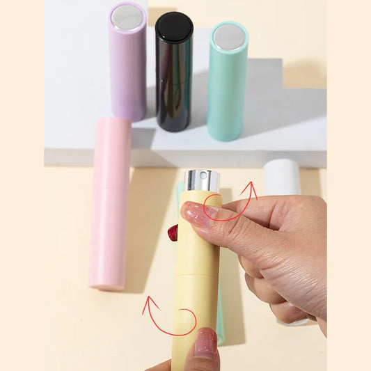 2Pcs 10ML Mini Cologne Spray Perfume Bottle Plastic Atomizer Pocket Size Refill Sample Empty Portable Fragrance Dispenser by PDG ibma