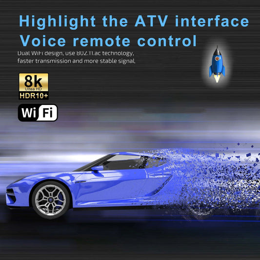 Smart TV Stick Android TV Stick Quad Core 2.4G&5G WiFi Streaming TV Stick 4K Video Media Player Android TV Stick