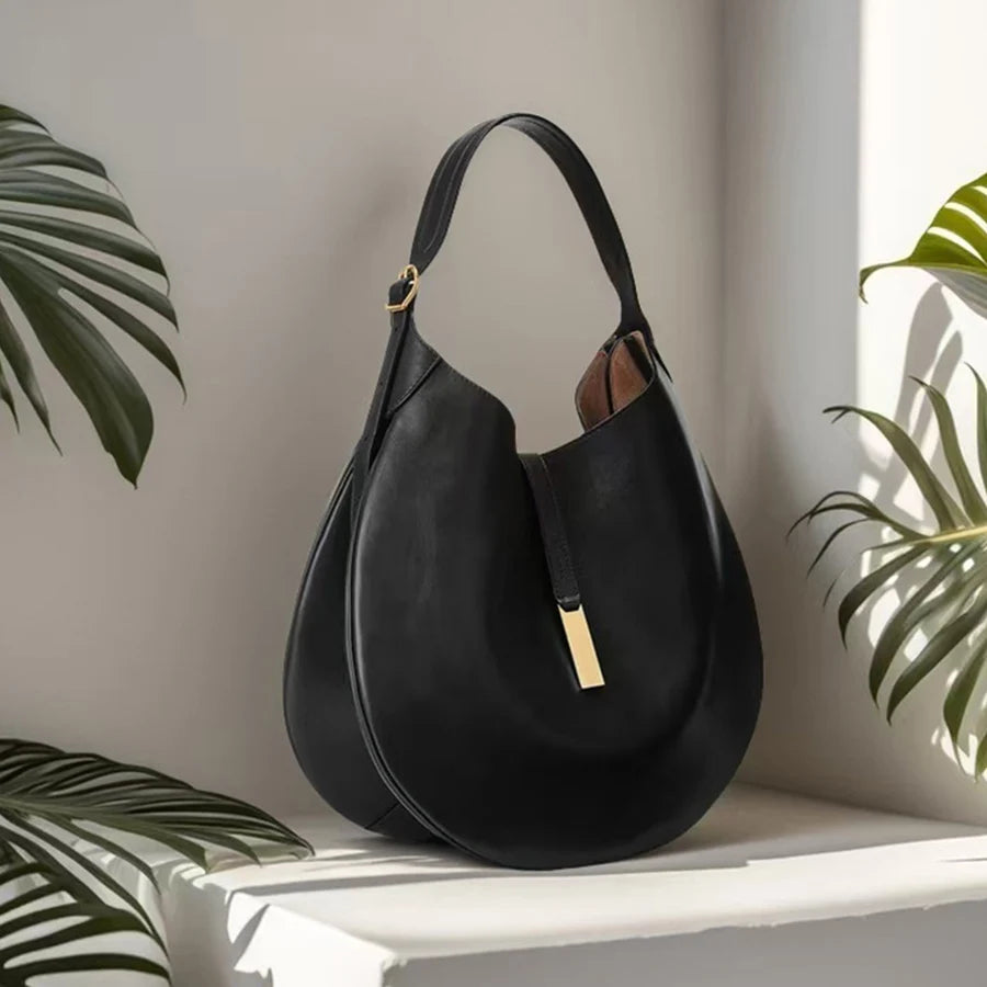 Women's underarm bag suede splicing pu leather design dumpling bag Tote bag Fashion brown/black shoulder crescent handbags bolsa