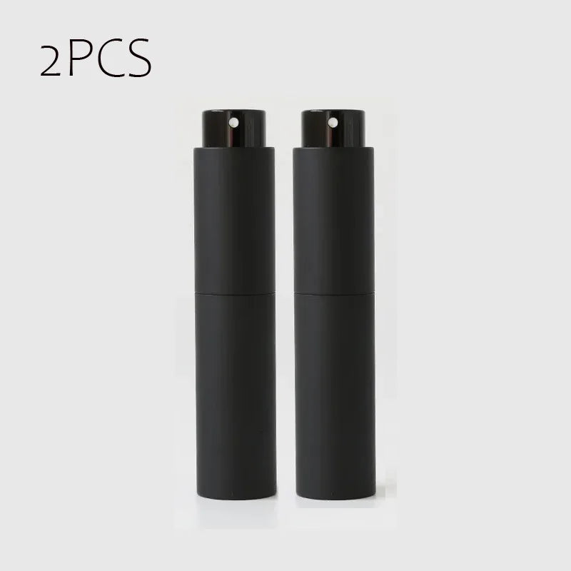 2Pcs 10ML Mini Cologne Spray Perfume Bottle Plastic Atomizer Pocket Size Refill Sample Empty Portable Fragrance Dispenser