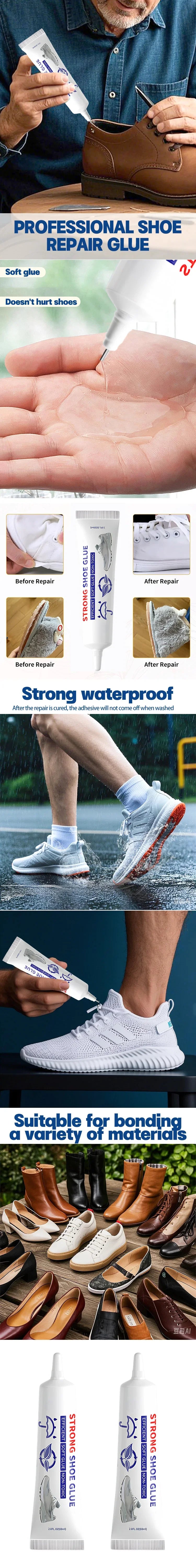 EOOPEE Strong Shoes Glue Universal Waterproof Sealers For Sneakers Boot Leather Fast Repair Glue Shoe Adhesive 1-5PCS