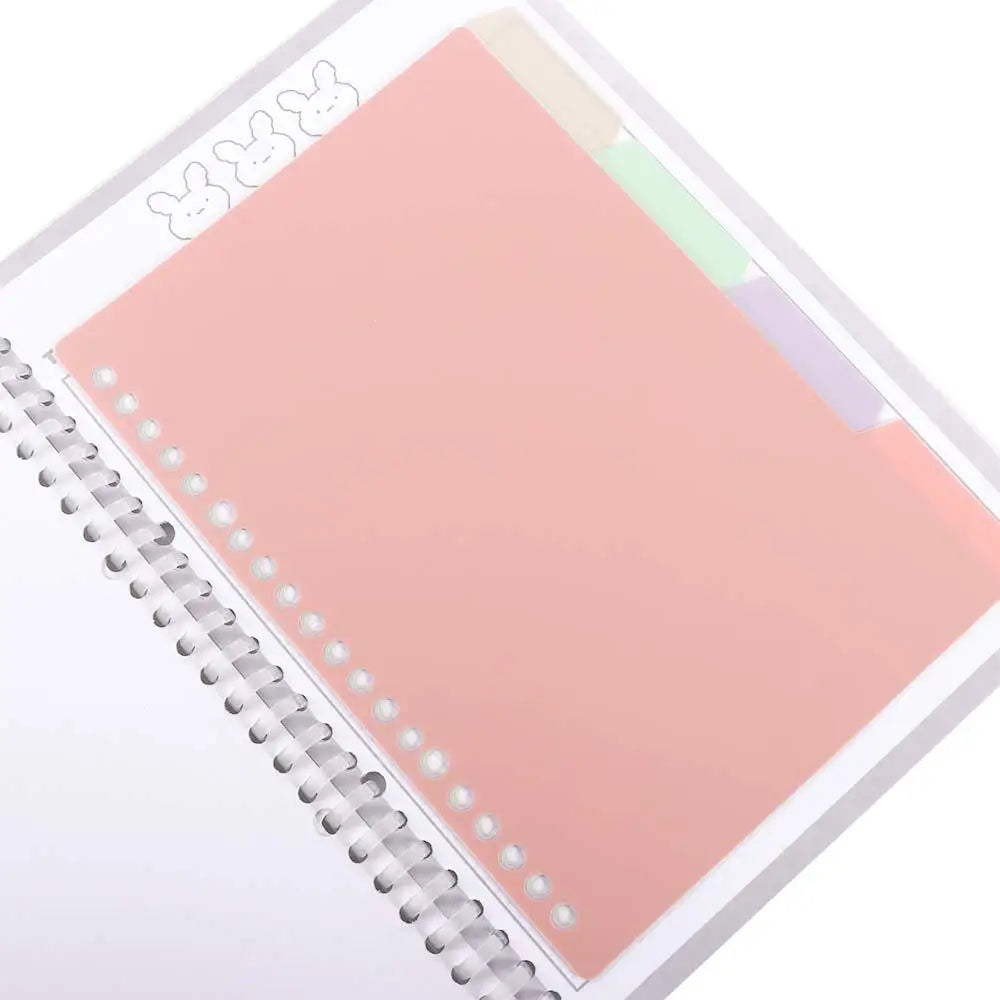 Bookmark Diary B5 A5 A4 Coil Book Loose-leaf Inner Page Binder Index Dividers Notebook Separator Page Binder Index Page
