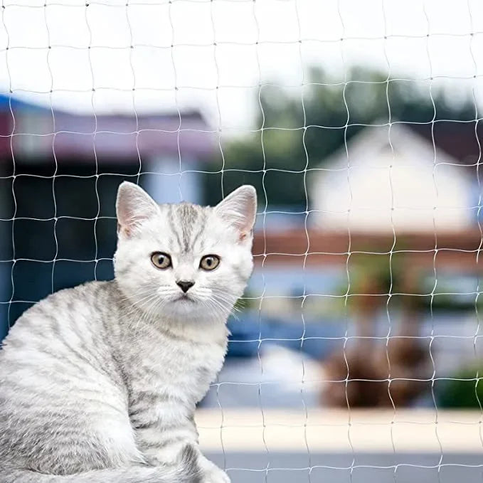 New Pet Protective Cover Cat Dog Net Plastic Nylon Steel Wire Grid Garden Balcony Safety Fall Prevention Netting Pet Products