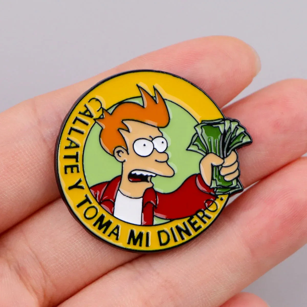 Classic Comedy Enamel Pins Creative Robot Lapel Pins for Backpacks Brooches for Clothes Badges Fashion Jewelry Christmas Gift