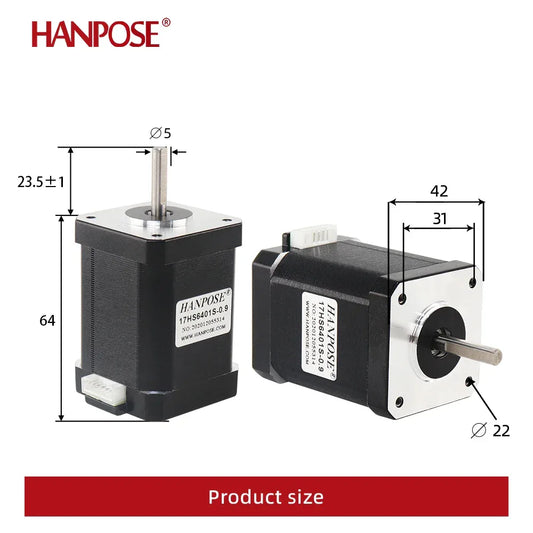 Free shipping 4 lead nema17 70N.cm 1.7A 17HS6401S-0.9 degrees 42 motor 42BYGH stepper motor for 3D printer monitoring equipment by PDG ibma